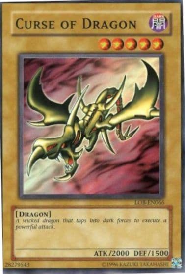 Curse of Dragon Legend of Blue Eyes White Dragon (Worldwide English) Yu-Gi-Oh! card