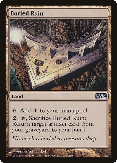 Buried Ruin Magic 2012 (M12) Magic card
