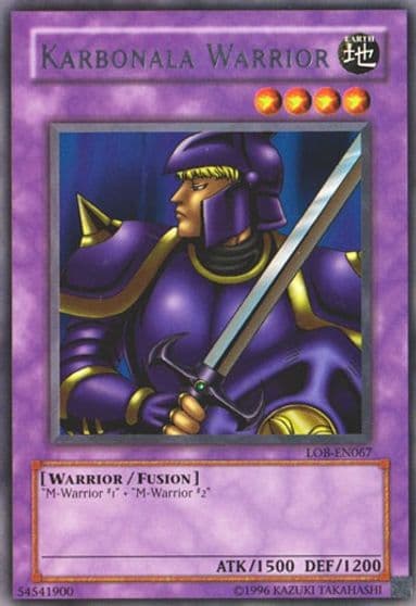 Karbonala Warrior Legend of Blue Eyes White Dragon (Worldwide English) Yu-Gi-Oh! card