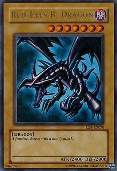 Red Eyes B Dragon Legend of Blue Eyes White Dragon (Worldwide English) Yu-Gi-Oh! card