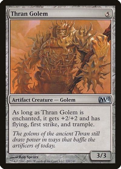 Thran Golem Magic 2012 (M12) Magic card