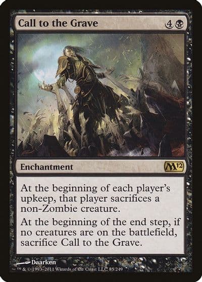 Call to the Grave Magic 2012 (M12) Magic card