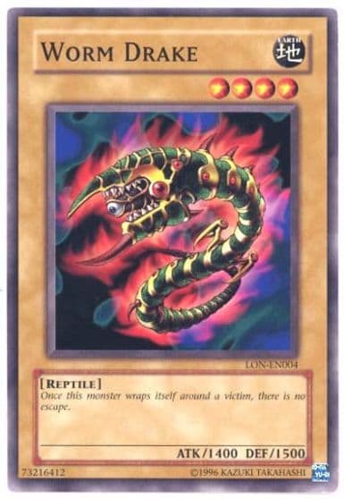 Worm Drake Labyrinth of Nightmare (Worldwide English) Yu-Gi-Oh! card