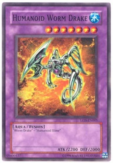 Humanoid Worm Drake Labyrinth of Nightmare (Worldwide English) Yu-Gi-Oh! card