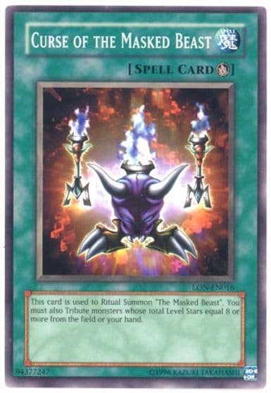 Curse of the Masked Beast Labyrinth of Nightmare (Worldwide English) Yu-Gi-Oh! card