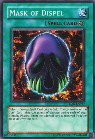 Mask of Dispel Labyrinth of Nightmare (Worldwide English) Yu-Gi-Oh! card