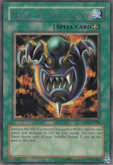 Mask of Brutality Labyrinth of Nightmare (Worldwide English) Yu-Gi-Oh! card