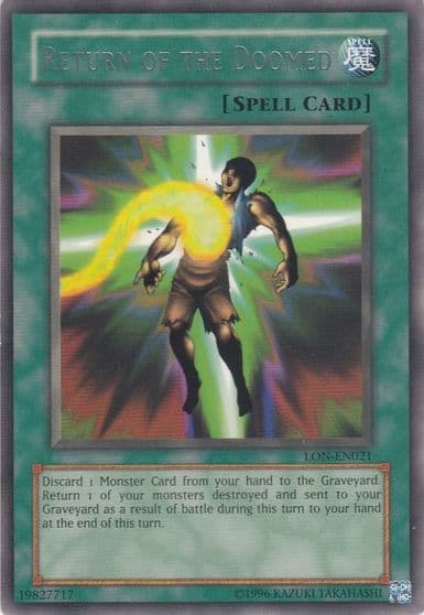 Return of the Doomed Labyrinth of Nightmare (Worldwide English) Yu-Gi-Oh! card