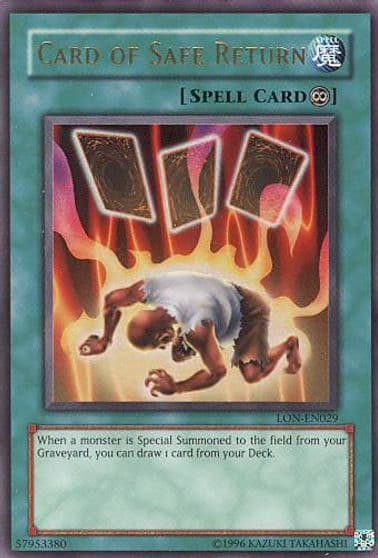 Card of Safe Return Labyrinth of Nightmare (Worldwide English) Yu-Gi-Oh! card