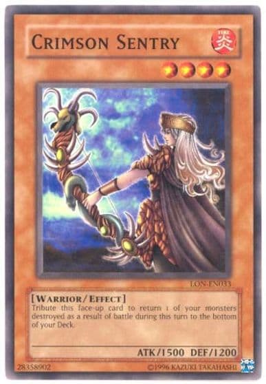 Crimson Sentry Labyrinth of Nightmare (Worldwide English) Yu-Gi-Oh! card