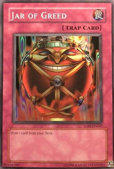 Jar of Greed Labyrinth of Nightmare (Worldwide English) Yu-Gi-Oh! card