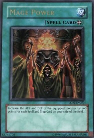 Mage Power Labyrinth of Nightmare (Worldwide English) Yu-Gi-Oh! card