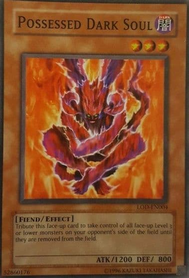 Possessed Dark Soul Legacy of Darkness (Worldwide English) Yu-Gi-Oh! card