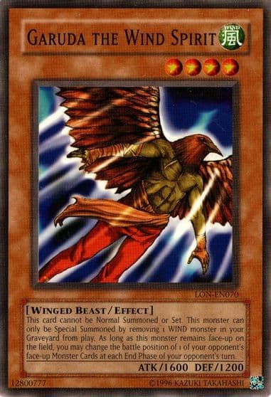 Garuda the Wind Spirit Labyrinth of Nightmare (Worldwide English) Yu-Gi-Oh! card
