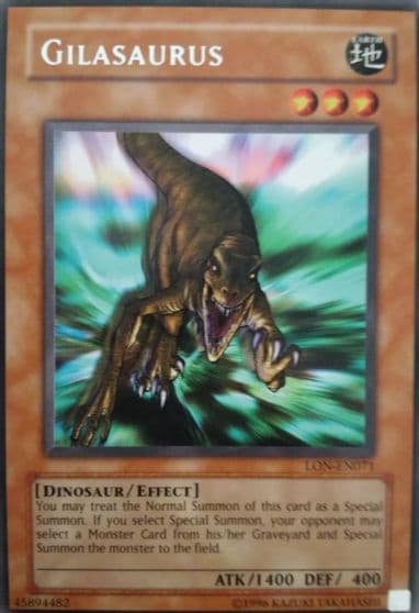 Gilasaurus Labyrinth of Nightmare (Worldwide English) Yu-Gi-Oh! card