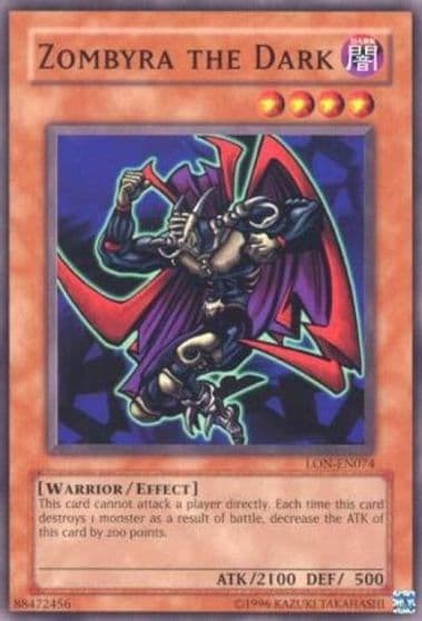 Zombyra the Dark Labyrinth of Nightmare (Worldwide English) Yu-Gi-Oh! card