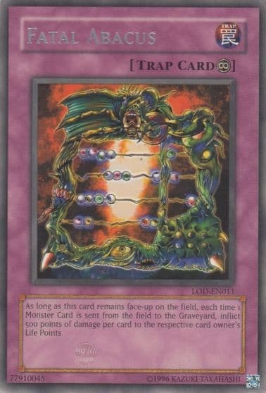 Fatal Abacus Legacy of Darkness (Worldwide English) Yu-Gi-Oh! card