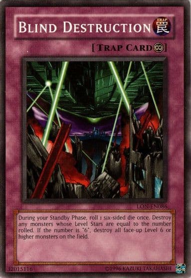Blind Destruction Labyrinth of Nightmare (Worldwide English) Yu-Gi-Oh! card