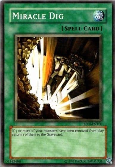 Miracle Dig Labyrinth of Nightmare (Worldwide English) Yu-Gi-Oh! card