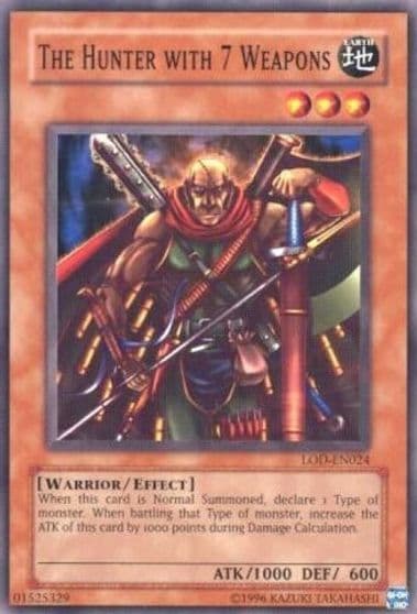 The Hunter with 7 Weapons Legacy of Darkness (Worldwide English) Yu-Gi-Oh! card