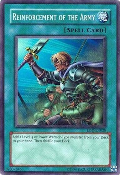 Reinforcement of the Army Legacy of Darkness (Worldwide English) Yu-Gi-Oh! card
