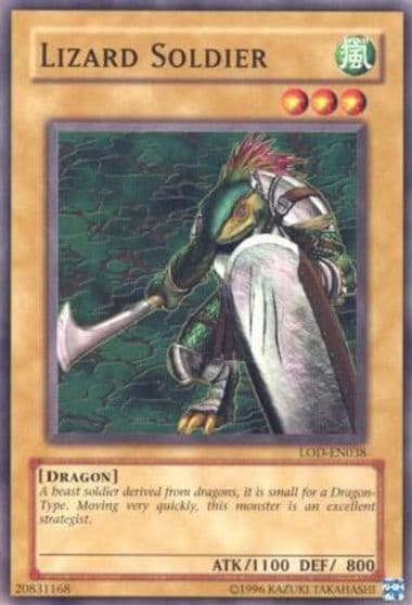 Lizard Soldier Legacy of Darkness (Worldwide English) Yu-Gi-Oh! card