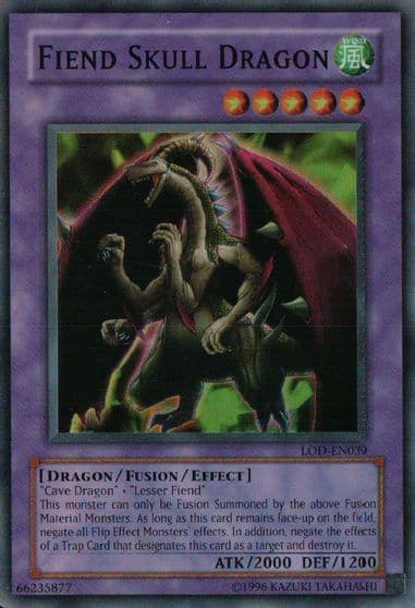 Fiend Skull Dragon Legacy of Darkness (Worldwide English) Yu-Gi-Oh! card
