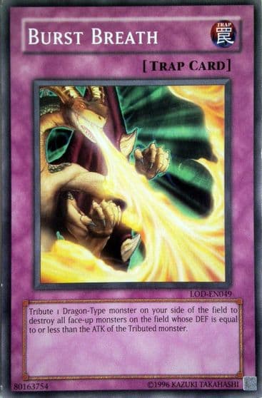 Burst Breath Legacy of Darkness (Worldwide English) Yu-Gi-Oh! card