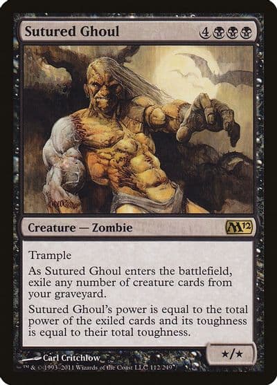 Sutured Ghoul Magic 2012 (M12) Magic card