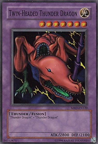 Twin Headed Thunder Dragon Metal Raiders (Worldwide English) Yu-Gi-Oh! card