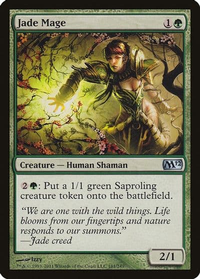 Jade Mage Magic 2012 (M12) Magic card