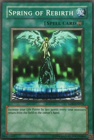 Spring of Rebirth Legacy of Darkness (Worldwide English) Yu-Gi-Oh! card