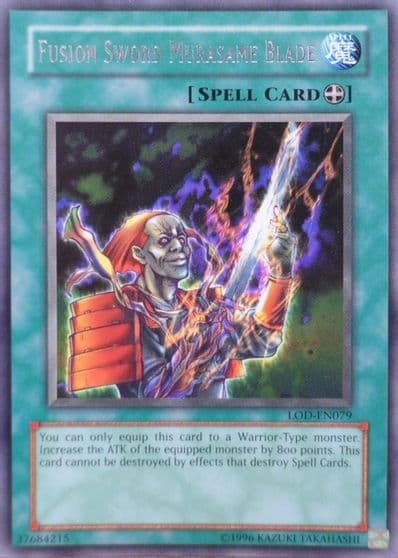 Fusion Sword Murasame Blade Legacy of Darkness (Worldwide English) Yu-Gi-Oh! card
