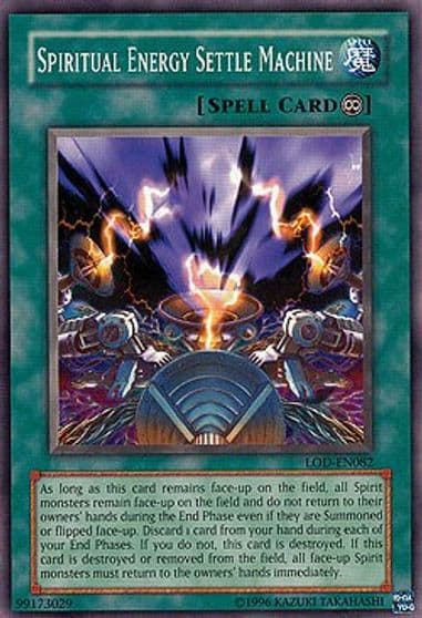 Spiritual Energy Settle Machine Legacy of Darkness (Worldwide English) Yu-Gi-Oh! card