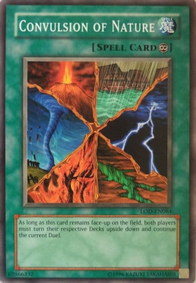 Convulsion of Nature Legacy of Darkness (Worldwide English) Yu-Gi-Oh! card