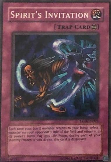 Spirits Invitation Legacy of Darkness (Worldwide English) Yu-Gi-Oh! card