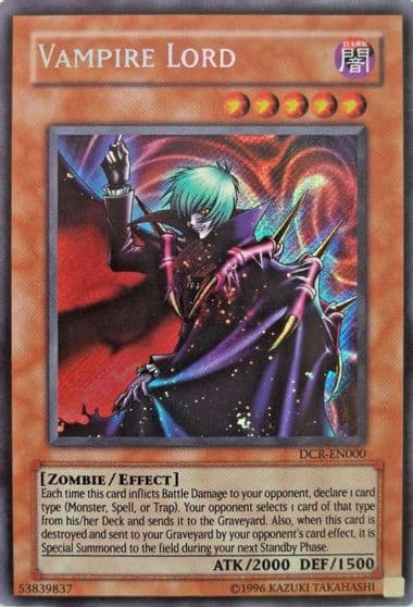Vampire Lord Dark Crisis (Worldwide English) Yu-Gi-Oh! card