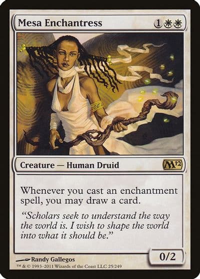 Mesa Enchantress Magic 2012 (M12) Magic card