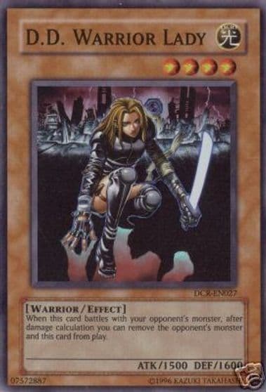 DD Warrior Lady Dark Crisis (Worldwide English) Yu-Gi-Oh! card