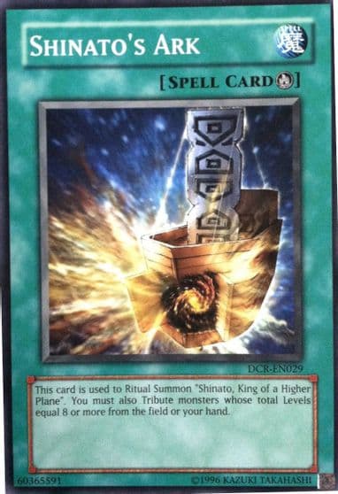 Shinatos Ark Dark Crisis (Worldwide English) Yu-Gi-Oh! card