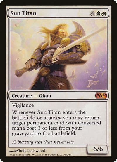 Sun Titan Magic 2012 (M12) Magic card