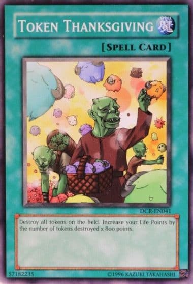 Token Thanksgiving Dark Crisis (Worldwide English) Yu-Gi-Oh! card