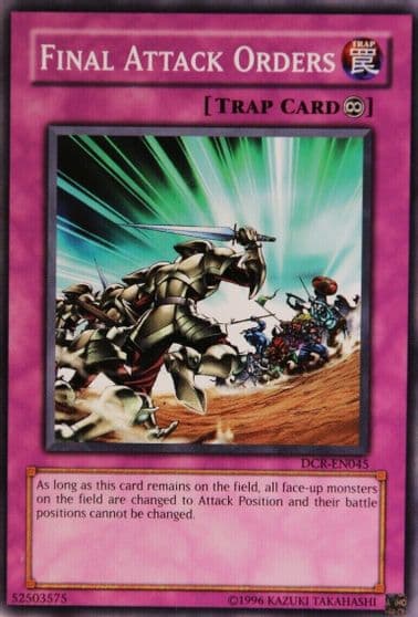 Final Attack Orders Dark Crisis (Worldwide English) Yu-Gi-Oh! card