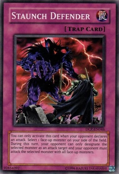 Staunch Defender Dark Crisis (Worldwide English) Yu-Gi-Oh! card