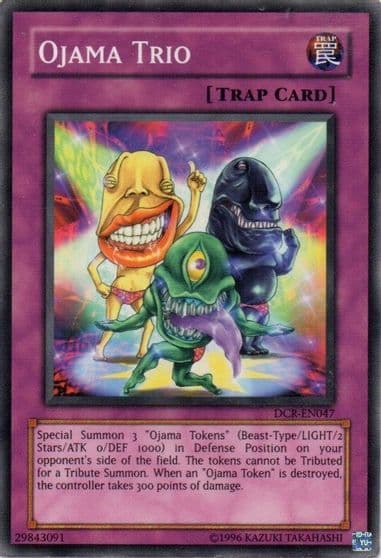 Ojama Trio Dark Crisis (Worldwide English) Yu-Gi-Oh! card