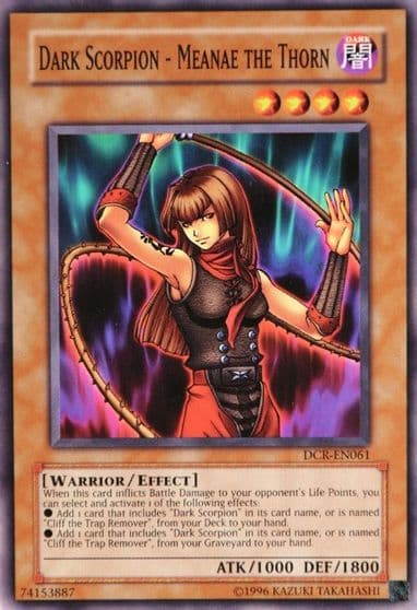 Dark Scorpion Meanae the Thorn Dark Crisis (Worldwide English) Yu-Gi-Oh! card