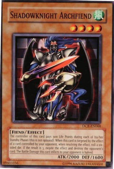Shadowknight Archfiend Dark Crisis (Worldwide English) Yu-Gi-Oh! card