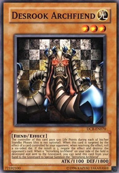 Desrook Archfiend Dark Crisis (Worldwide English) Yu-Gi-Oh! card