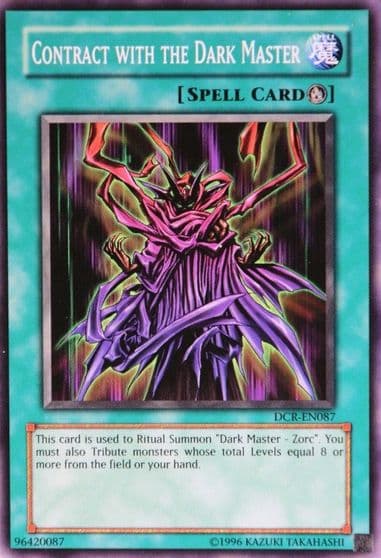Contract with the Dark Master Dark Crisis (Worldwide English) Yu-Gi-Oh! card