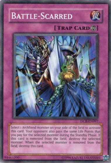 Battle Scarred Dark Crisis (Worldwide English) Yu-Gi-Oh! card